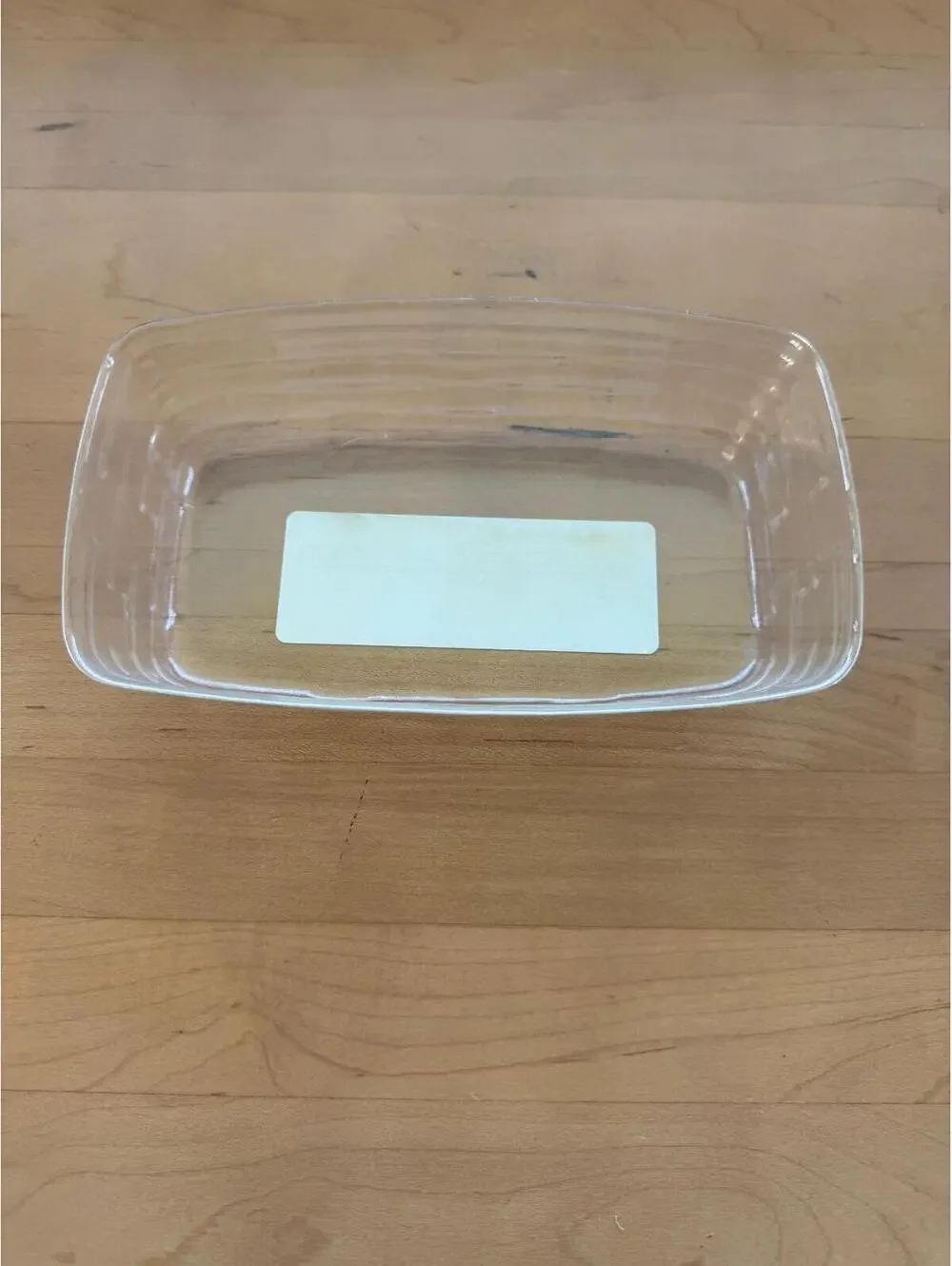 Longaberger Basket Clear Plastic Protector #40843 Small Loaf 7.5L x 4.75W x 2.5H